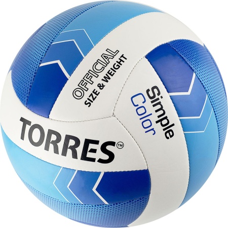 Купить Мяч волейбольный Torres Simple Color любительский р.5 в Кургане 
